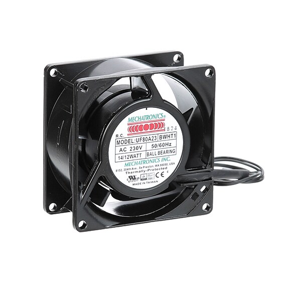 Fan, Box, 3", 230V , Thermal Protect